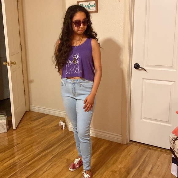 Jeans size 6 short, midrise jegging - Picture 3 of 9